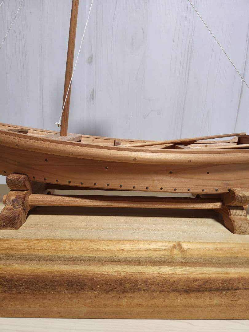 大工 手作り 木製模型船 ケース付き 世界に一つ　プロによる安心梱包発送‼️
