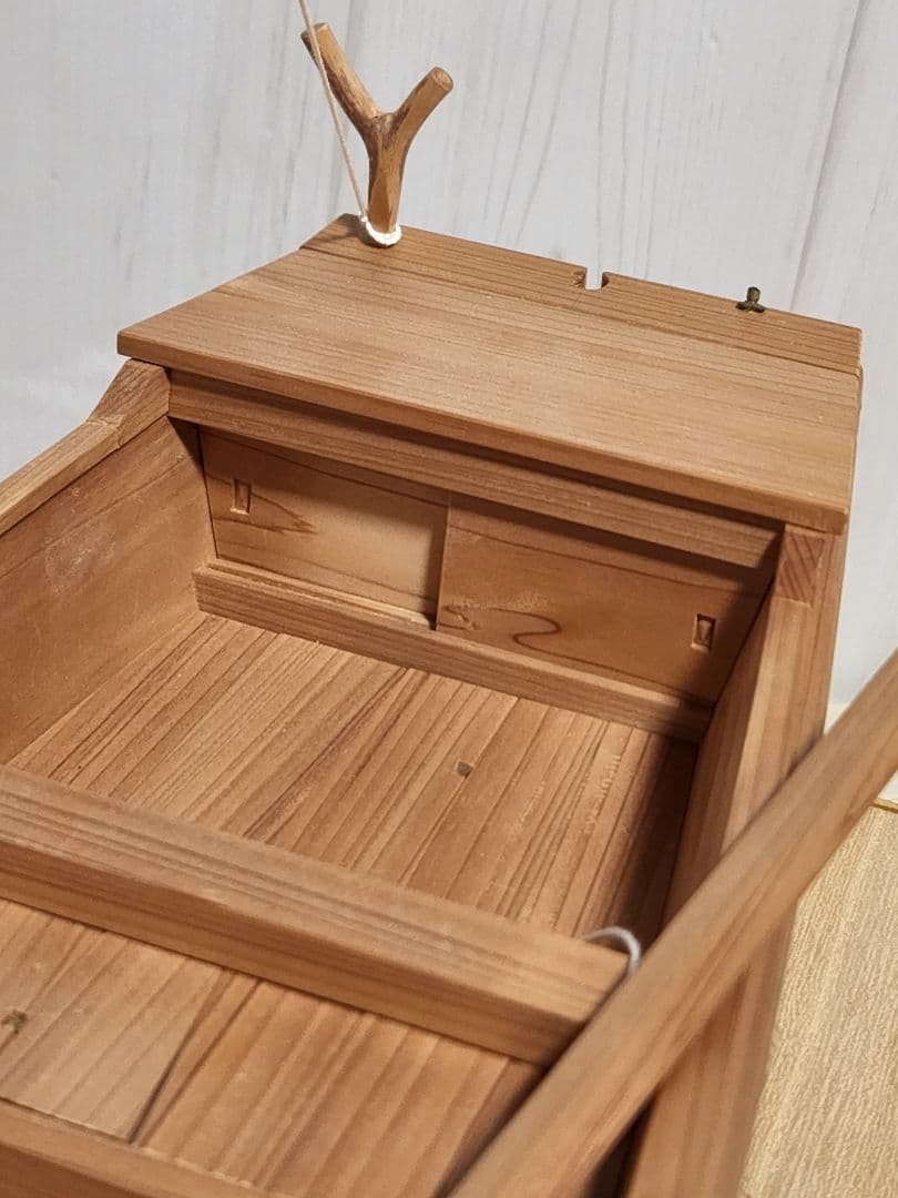 大工 手作り 木製模型船 ケース付き 世界に一つ　プロによる安心梱包発送‼️