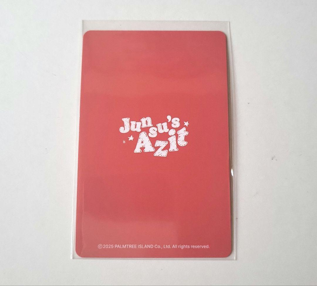 XIA ジュンス★公式　韓国AZIT　Tシャツ　白　トレカ