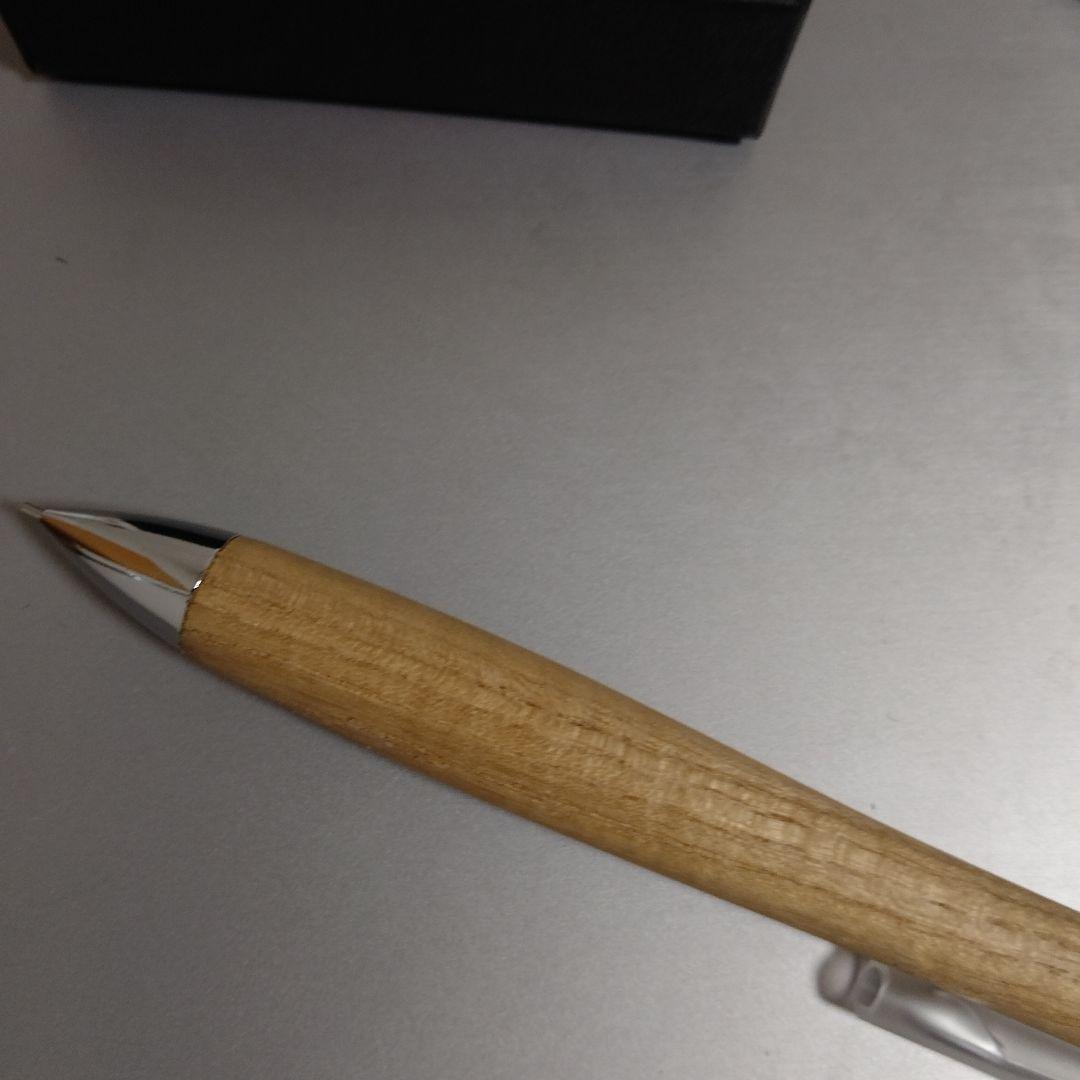 こぶた工房　シャープペンシル　欅　ケヤキ 0.5 箱　ウッドキューブ　オイル