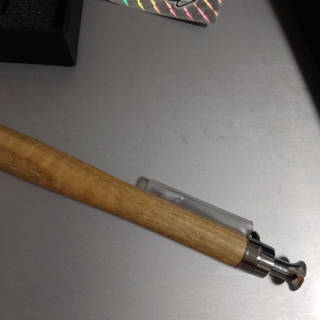 こぶた工房　シャープペンシル　欅　ケヤキ 0.5 箱　ウッドキューブ　オイル