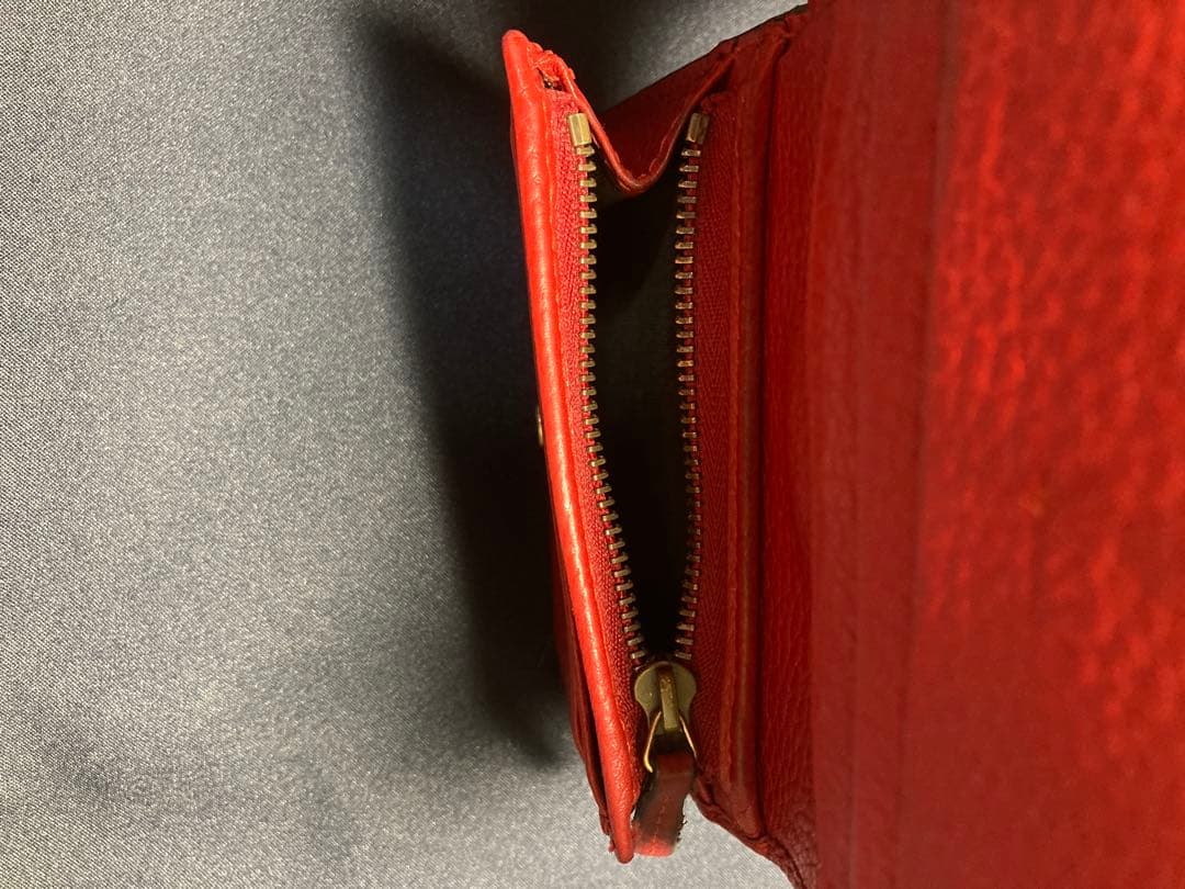 GUCCI アニマリエ　タイガー　赤　レアカラー 二つ折り財布　箱付き