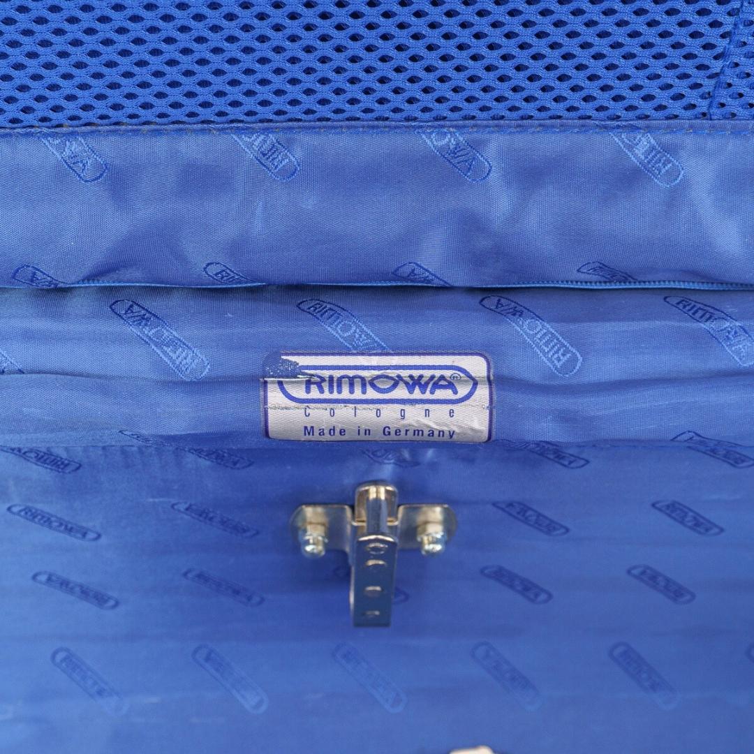 リモワ トパーズ 63L 2輪 TSAロック ジャンボトローリー アルミ 青ロゴ