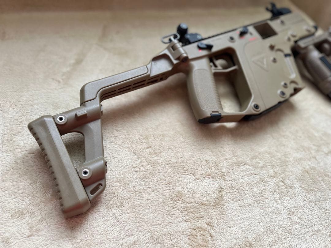 【オマケ付き】KSC クリス ベクター TAN ガスブローバック