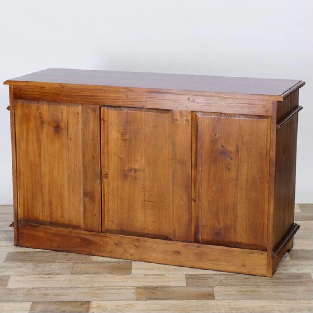 G 新品 アジアン キャビネット アンティーク カフェ カントリー 食器棚 本棚