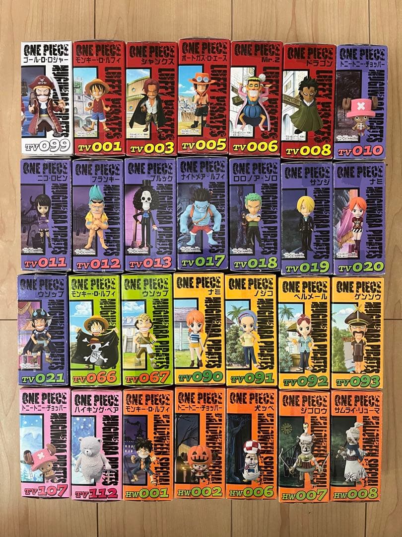 【正規品】ワンピース ワーコレ 麦わらの一味 初期 & ハロウィン 28種