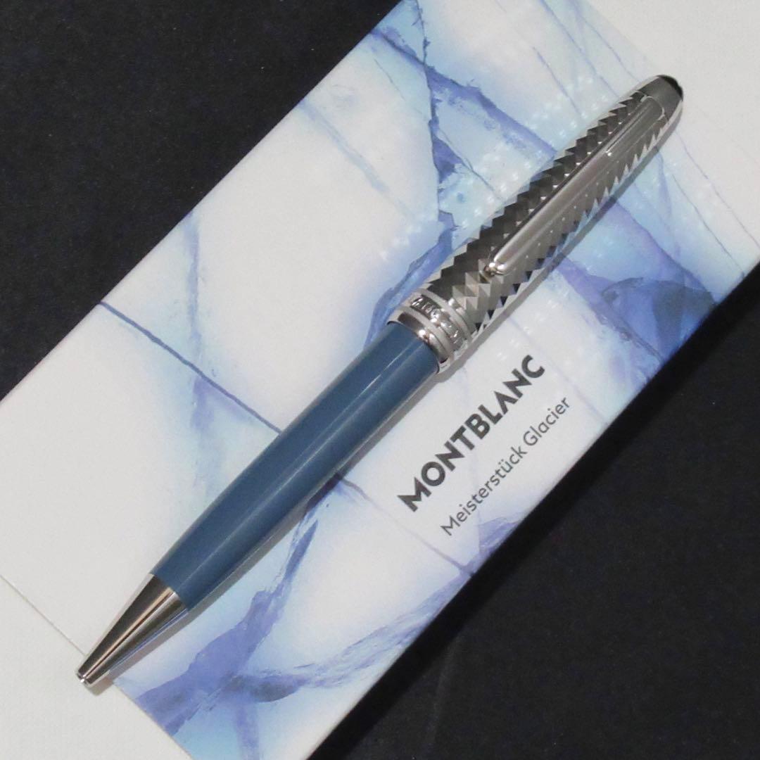 モンブラン ボールペン 164 グレイシャー ドゥエ ブルーグレー 129405