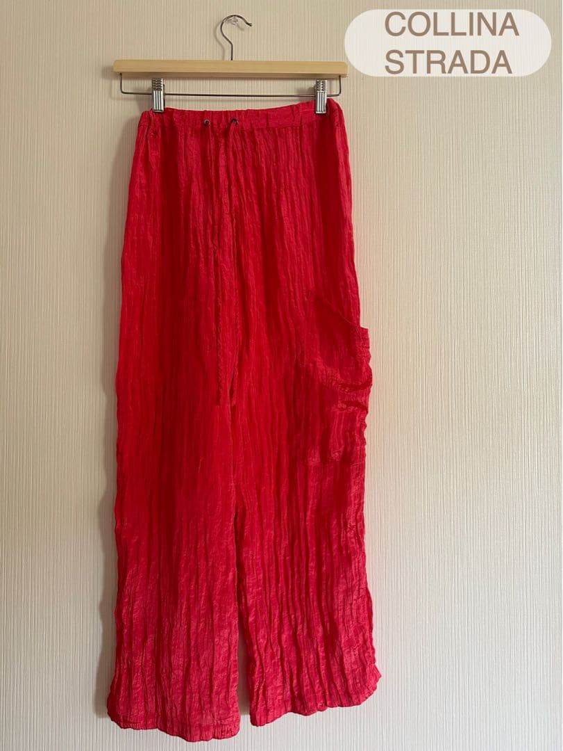 COLLINA STRADA コリーナストラーダ　サテン　カーゴ　パンツ