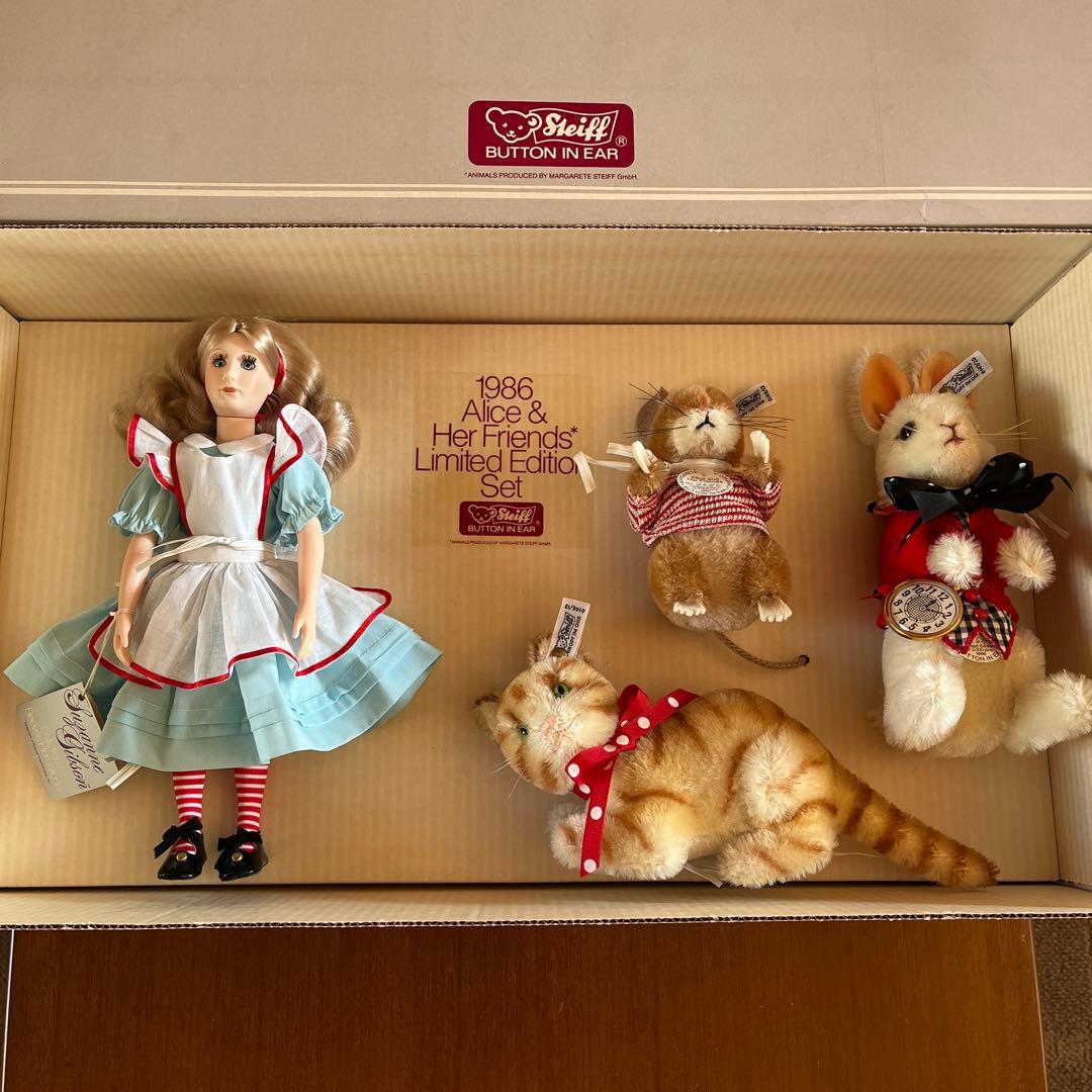 シュタイフ　Alice&Her Friends アメリカ限定　1986年　アリス