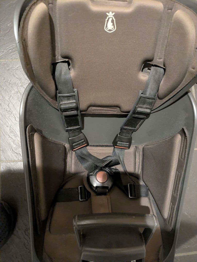 bikke自転車用フロントチャイルドシート ダークブラウン