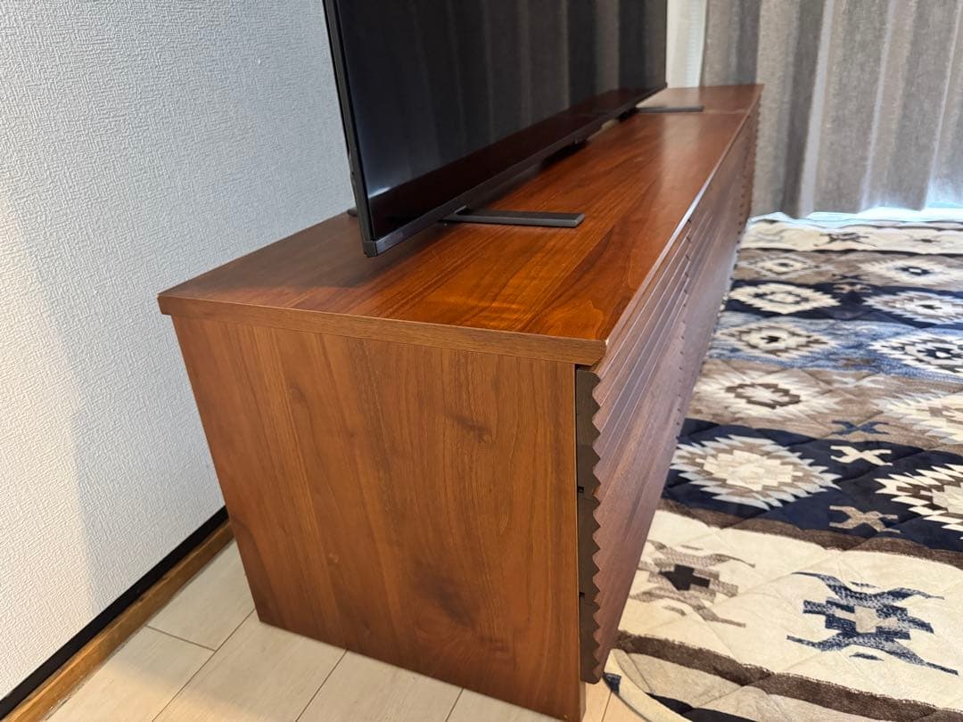 美品 岡家具工業 大川 ウォールナット材テレビボード180サイズ IDC大塚購入