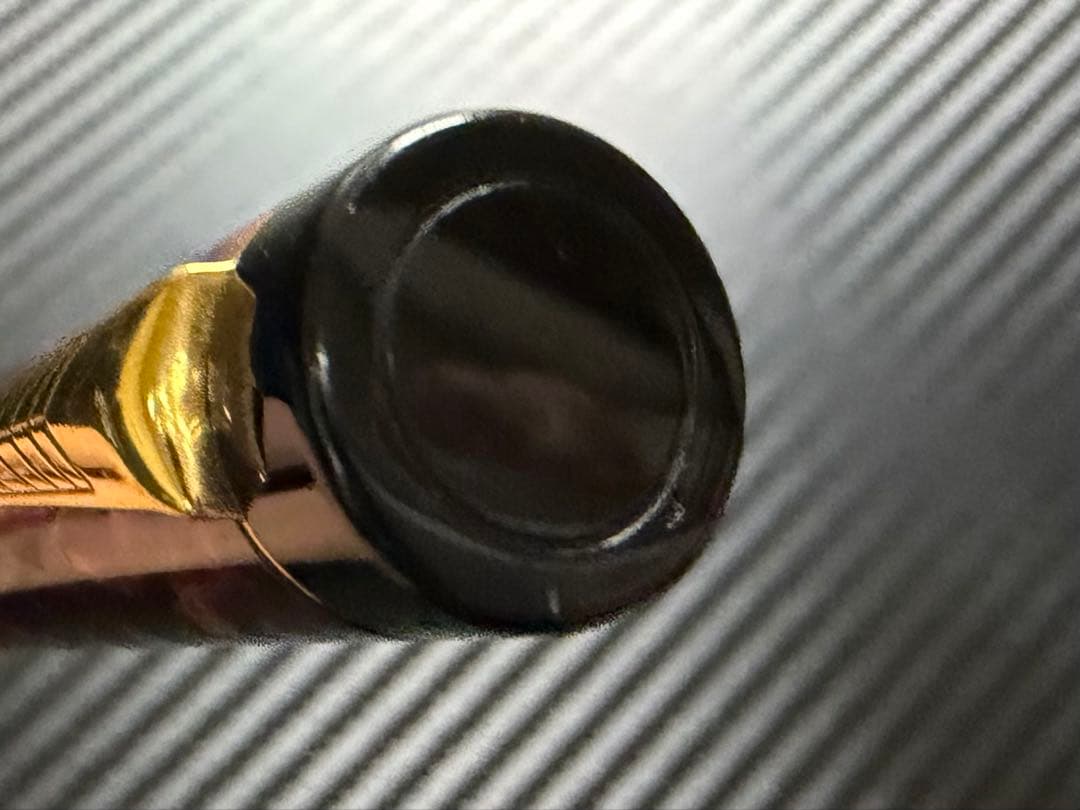 美品 パーカー デュオフォールド インターナショナル レッド XF 極細 万年筆