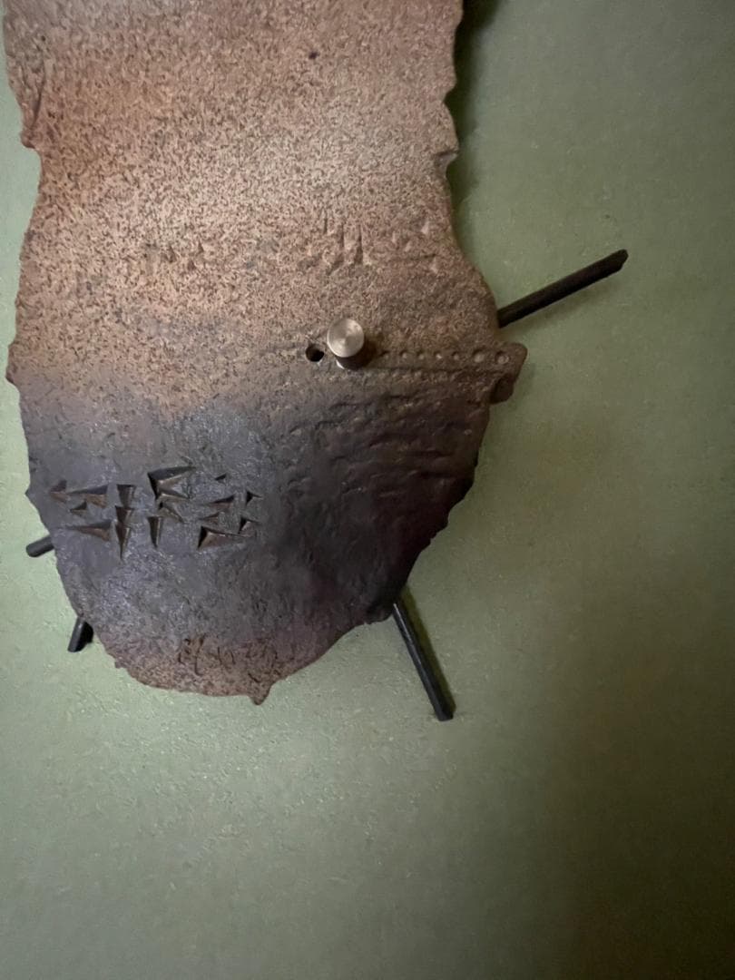 抽象的な陶板彫刻 壁掛け用 値段下げます