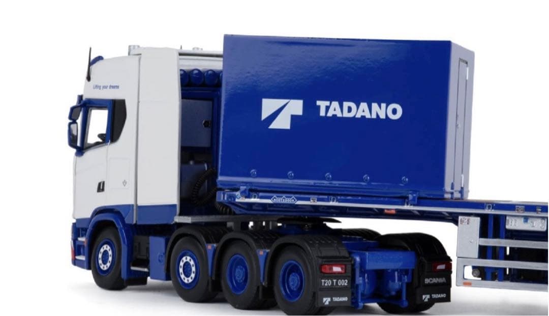 1/50 SCANIA ハイルーフ Nooteboom フラットベットトレーラー