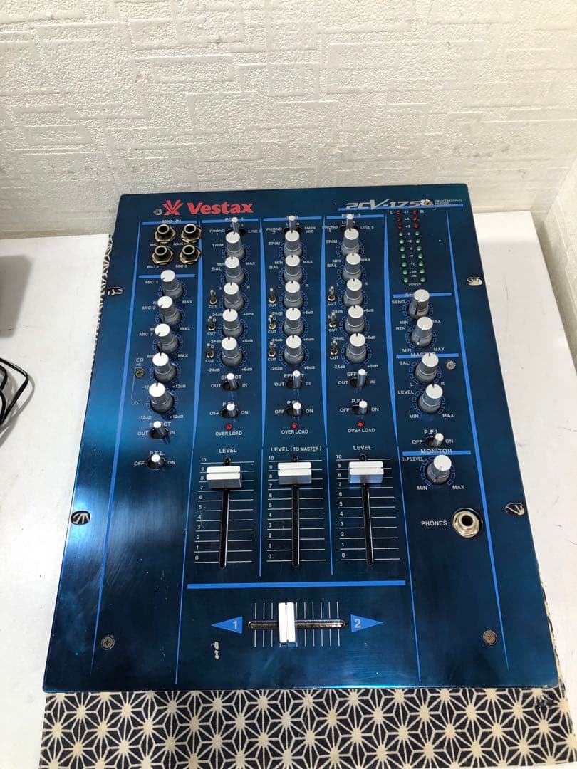 VESTAX ベスタクス　PCV-175 フェーダーメンテナンス