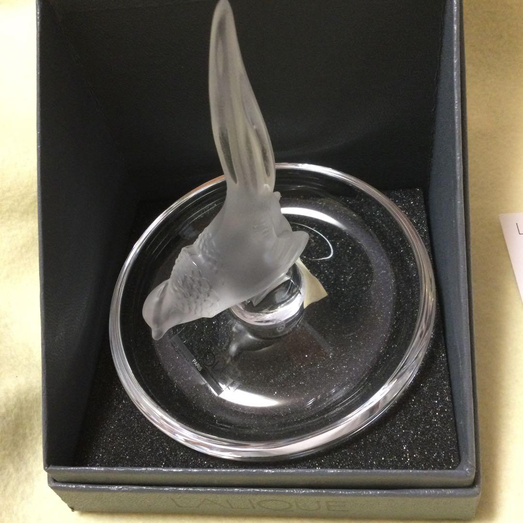 ラリック　キジ　鳥　リングトレイ　ピントレイ　小物入れ　未使用