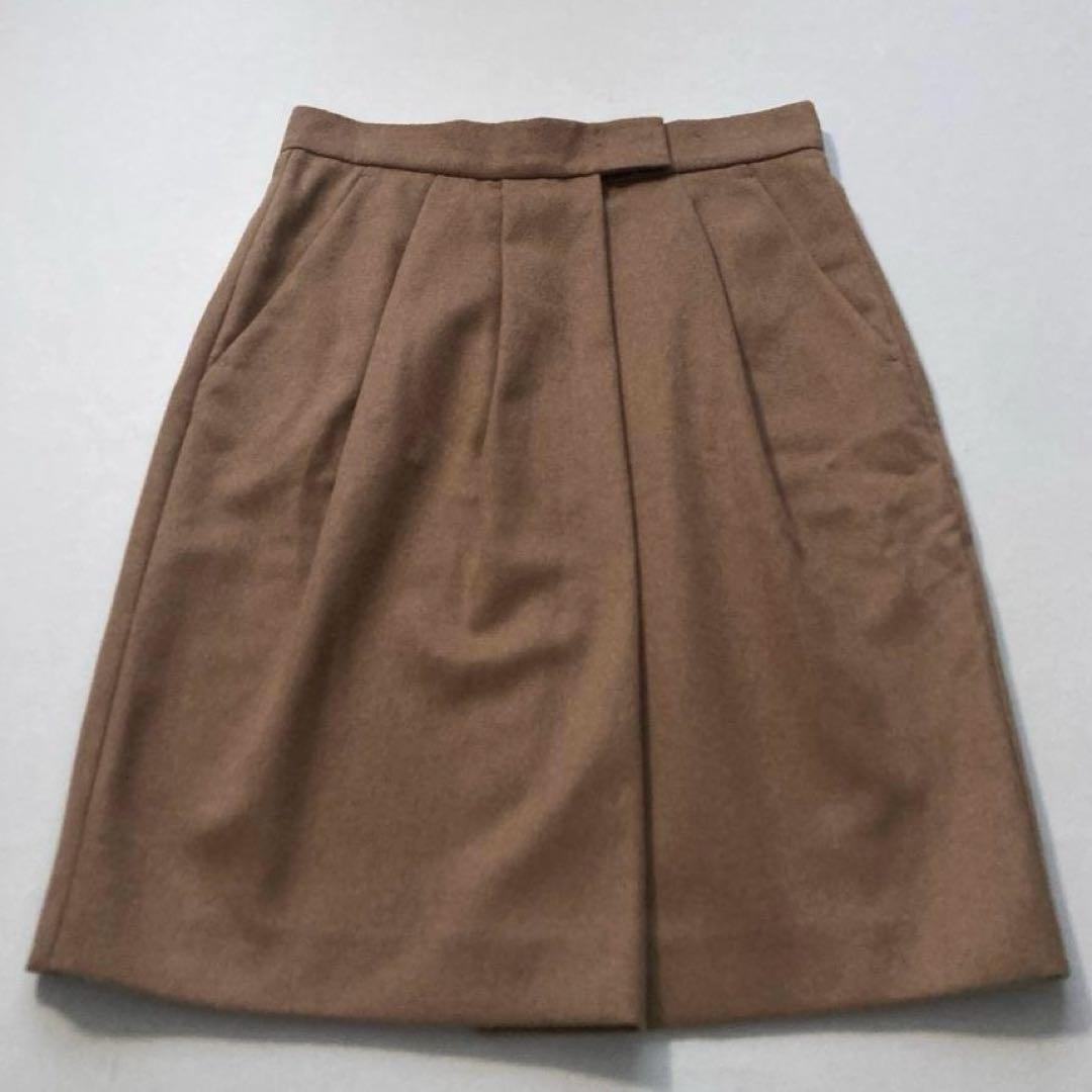 【chi-★プロフ確認願います★】マックスマーラ　キャメル　スカート