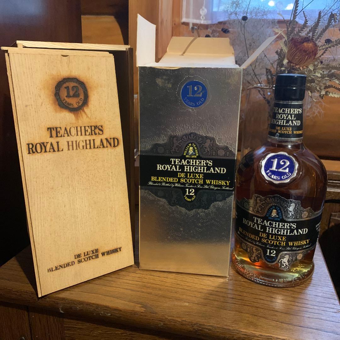 ティーチャーズ ロイヤル ハイランド 12年 750ml 43% 木箱・箱付き