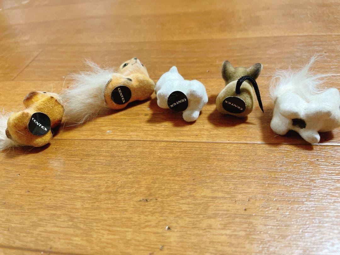 CENTEX センテックス フロッキー 人形 オコジョ シロクマ ネズミ イヌ