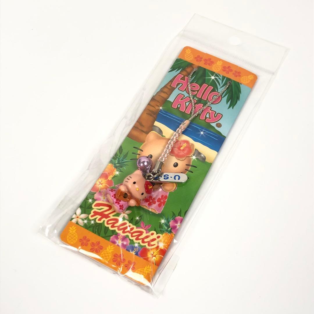 ハローキティ ストラップ ハワイ ウクレレ 日焼けキティ Hello kitty