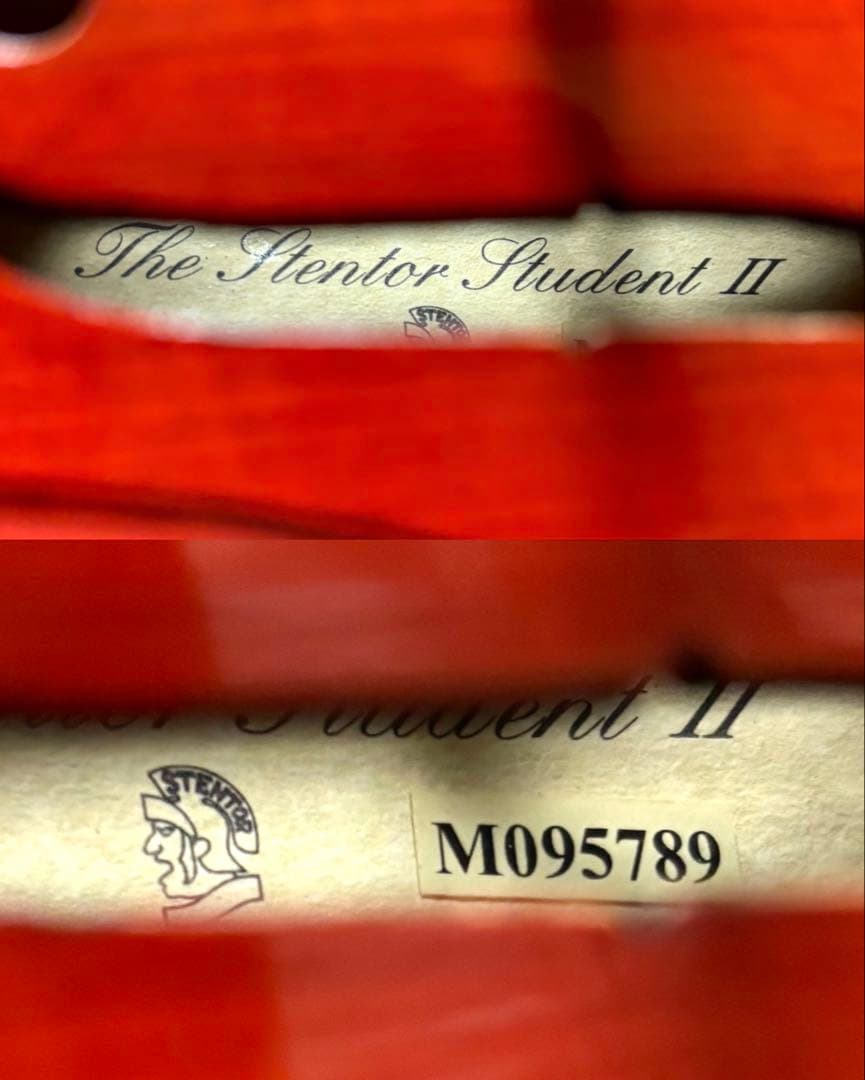 【新品弦張替済】STENTOR バイオリン Student Ⅱ 1/2サイズ