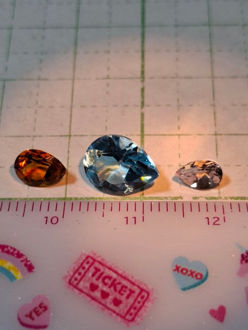 よこよこページ　パライバ　パパラチア　モルガナイト　五大希少石