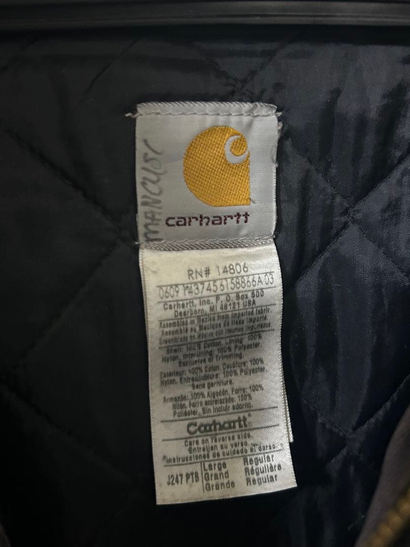 N*o様 Carhartt アクティブジャケット　USA 希少カラー