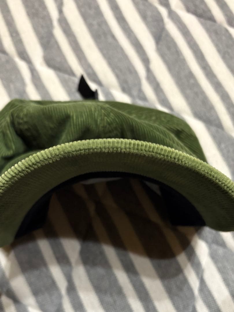 supreme コーデュロイキャップ GORE-TEX オリーブグリーン