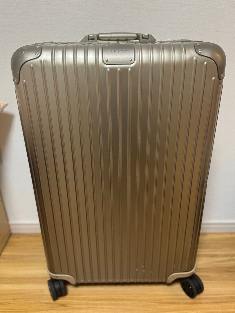 正規品　RIMOWA リモワ　オリジナル チェックインL チタニウムスーツケース