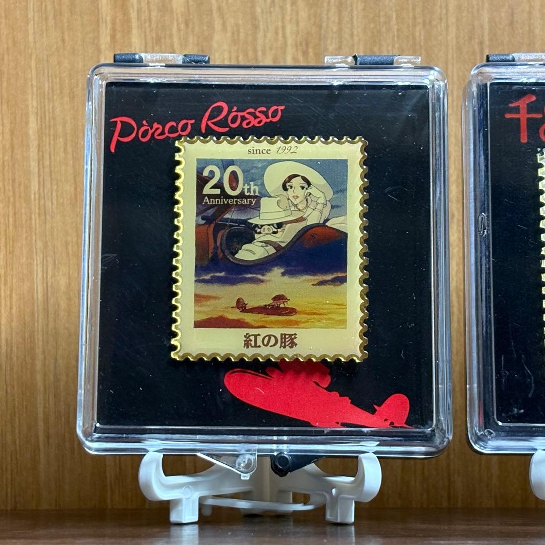 [スタジオジブリ] 紅の豚20周年/千と千尋の神隠し10周年 記念ピンズ