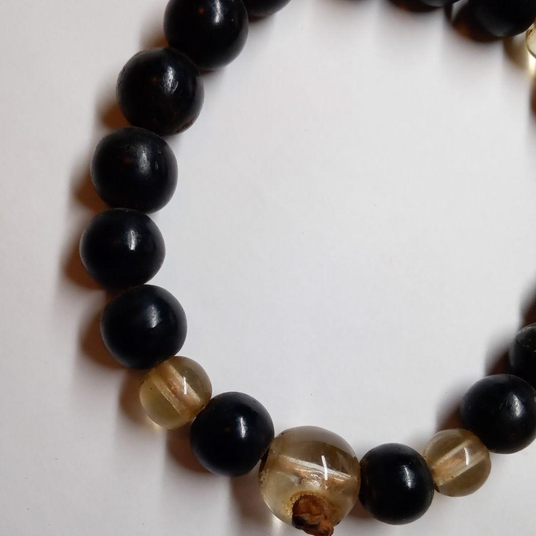 高野山　水晶　数珠　念珠　二連　パワーストーン　骨董　念力　サイキック