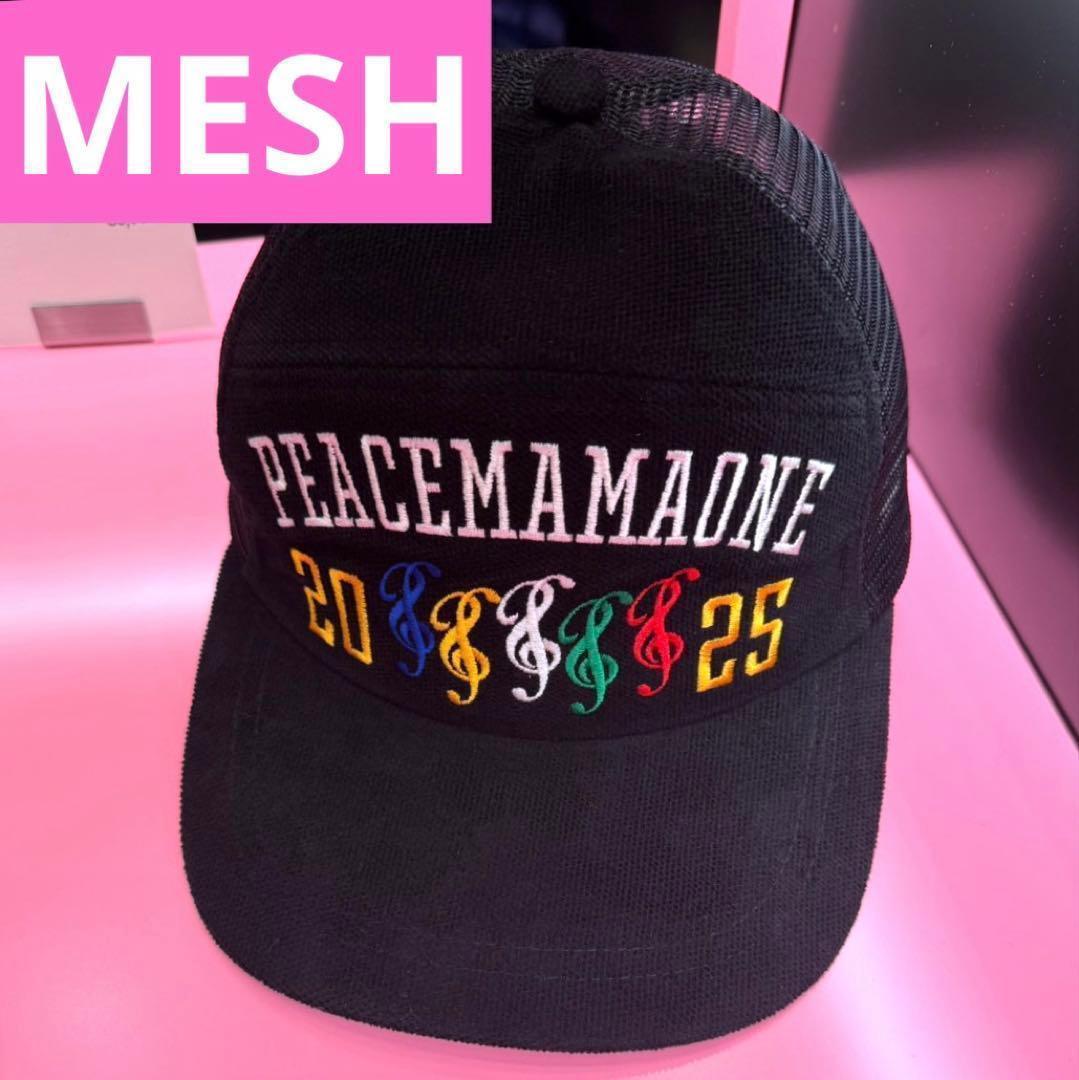 【現地完売品】 PEACEMINUSONE MAMA キャップ メッシュ 帽子