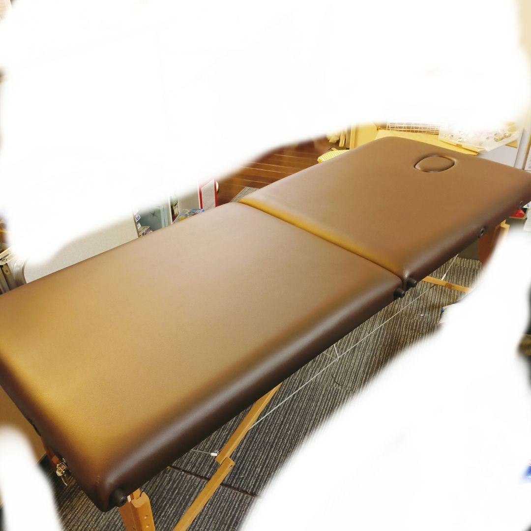 m*r様 折り畳みマッサージベット　施術　エステ　整体ベット　ブラウン　高さ調整