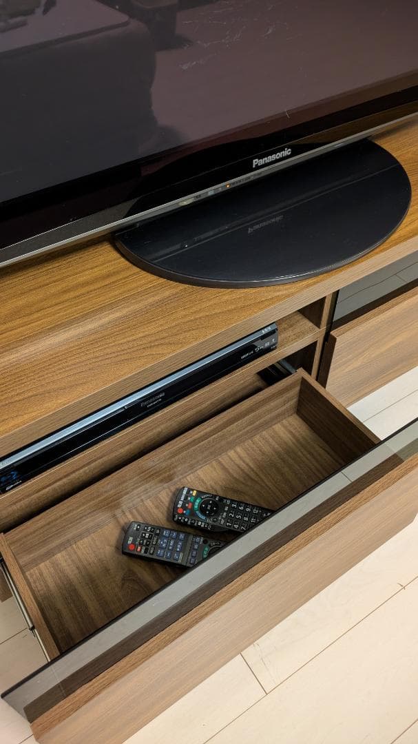 Panasonic プラズマテレビ50型＆ブルーレイレコーダー＆TV台3点セット