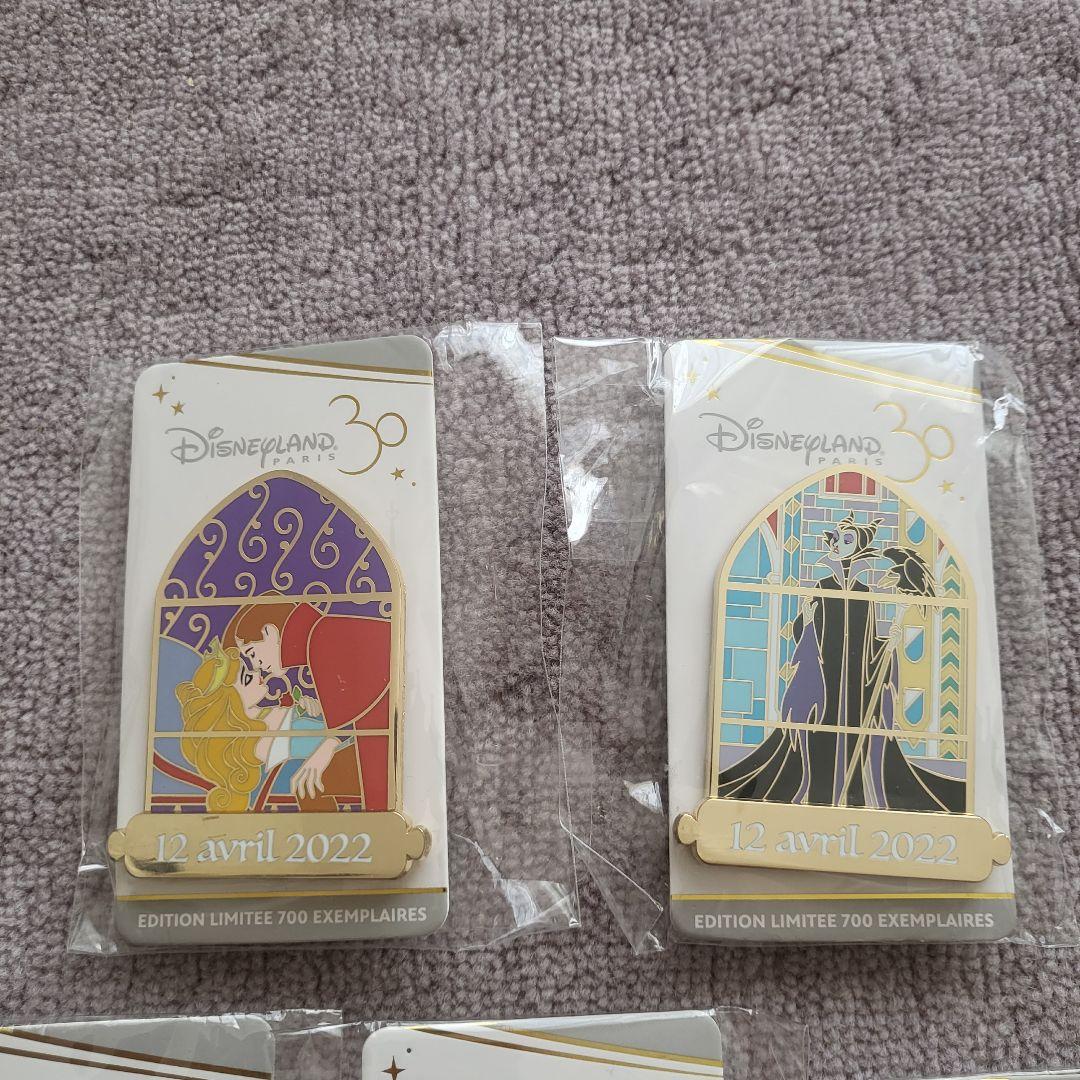 パリディズニー 30周年 リミテッドピン 眠れる森の美女 オーロラ セット