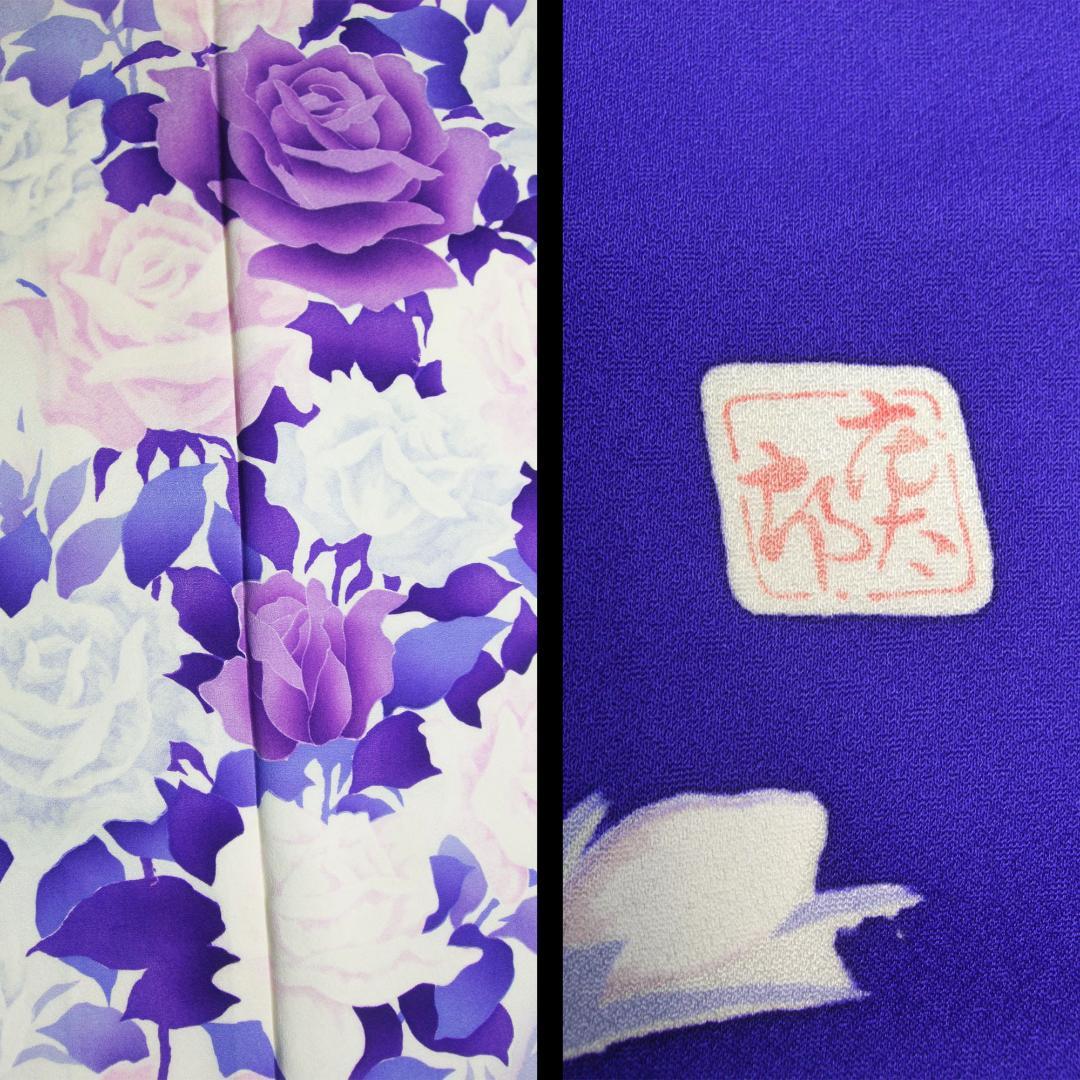 ももちゃん様 振袖5点セット 薔薇 ホワイトレースセット