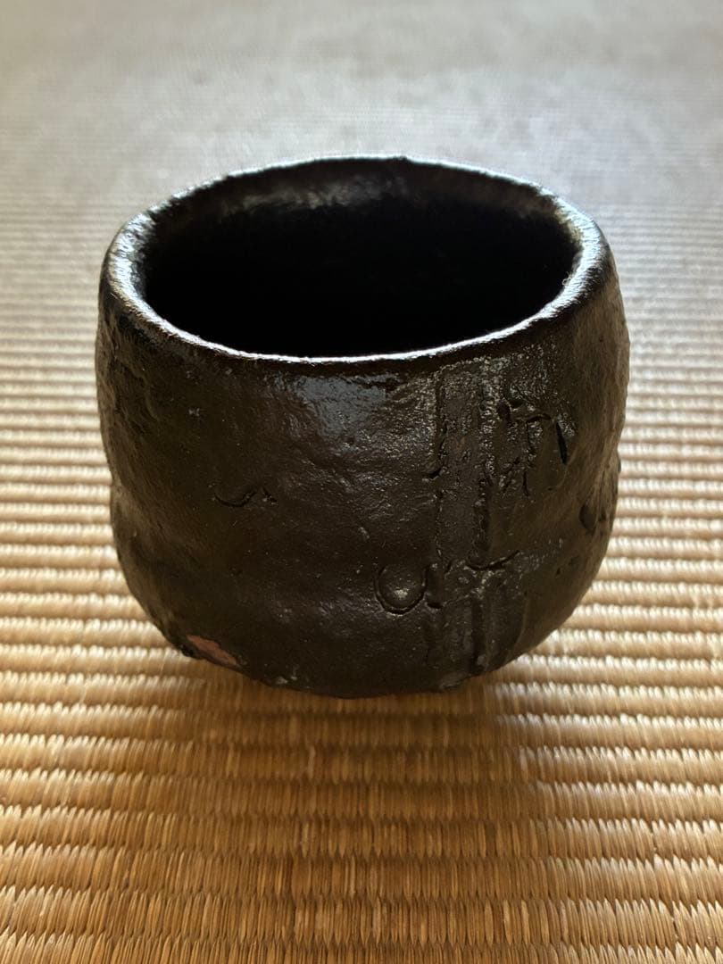 イ*サ様 内田鋼一　引出黒　ぐい呑み