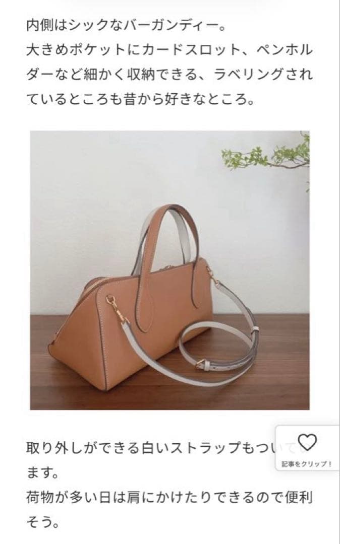 ANYA HINDMARCH Wedge：ウェッジ 三角形のバッグ