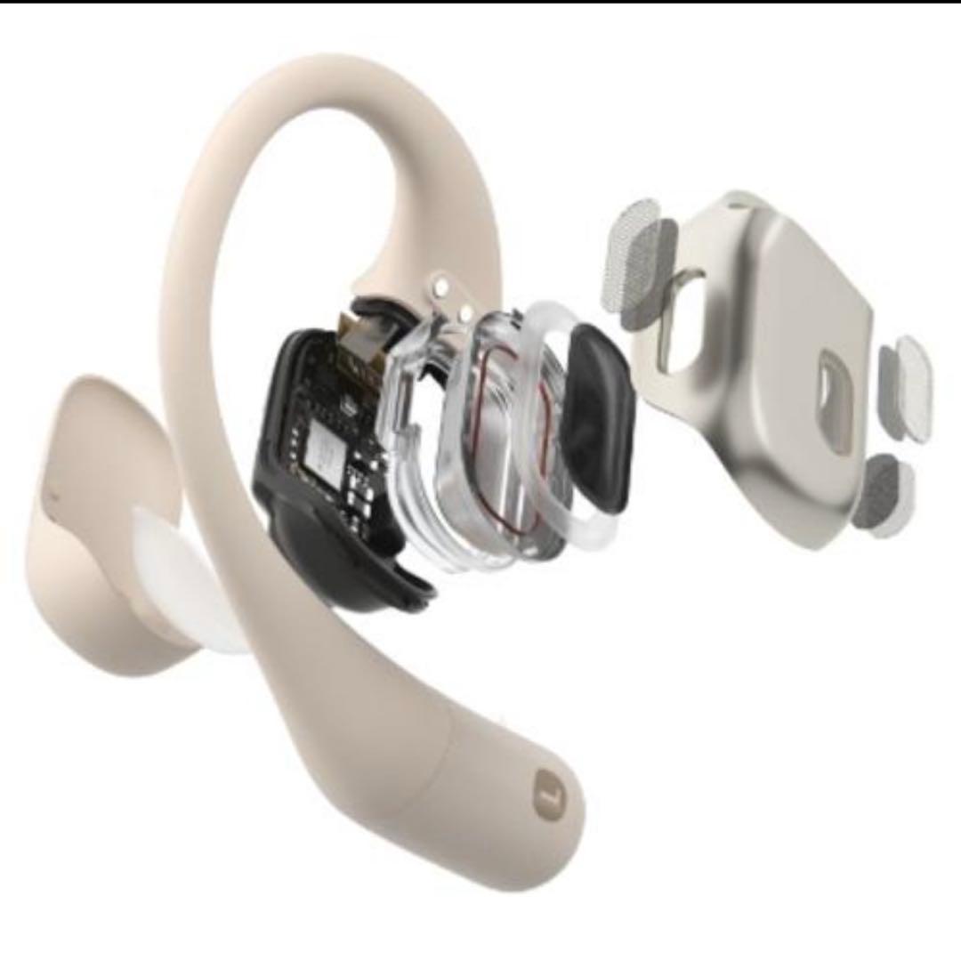 新品未開封 ショックス ワイヤレス イヤホン OpenFit ベージュ 即日発送