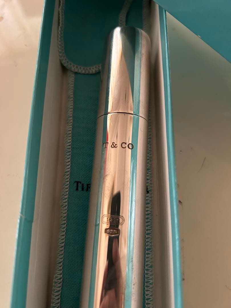 希少TIFFANYティファニー「1837」シガーチューブ(葉巻入れ)