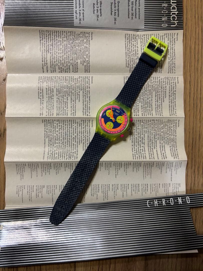 A*g様 swatch スウォッチ　クロノ　グランプリ