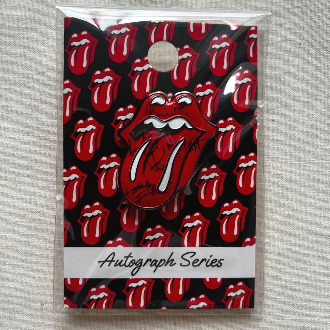 【海外店舗限定 】HardRockCafeローリングストーンズピンバッジサイン入