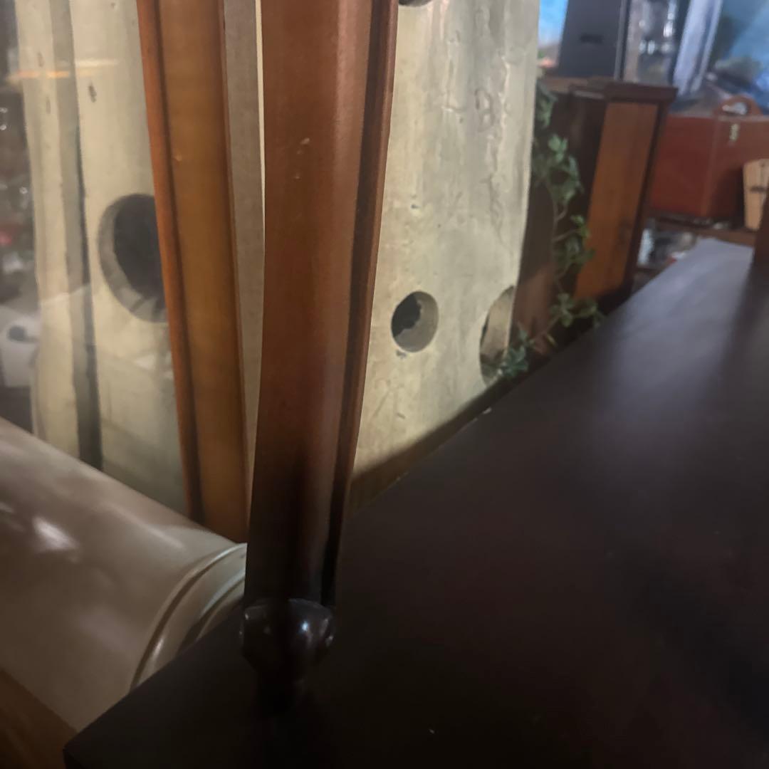 アンティーク　コンソールテーブル　マホガニー