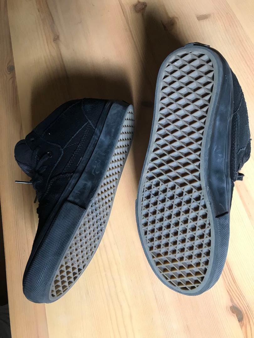 美品　vans skate halfcab スケートモデルBlack 25.0