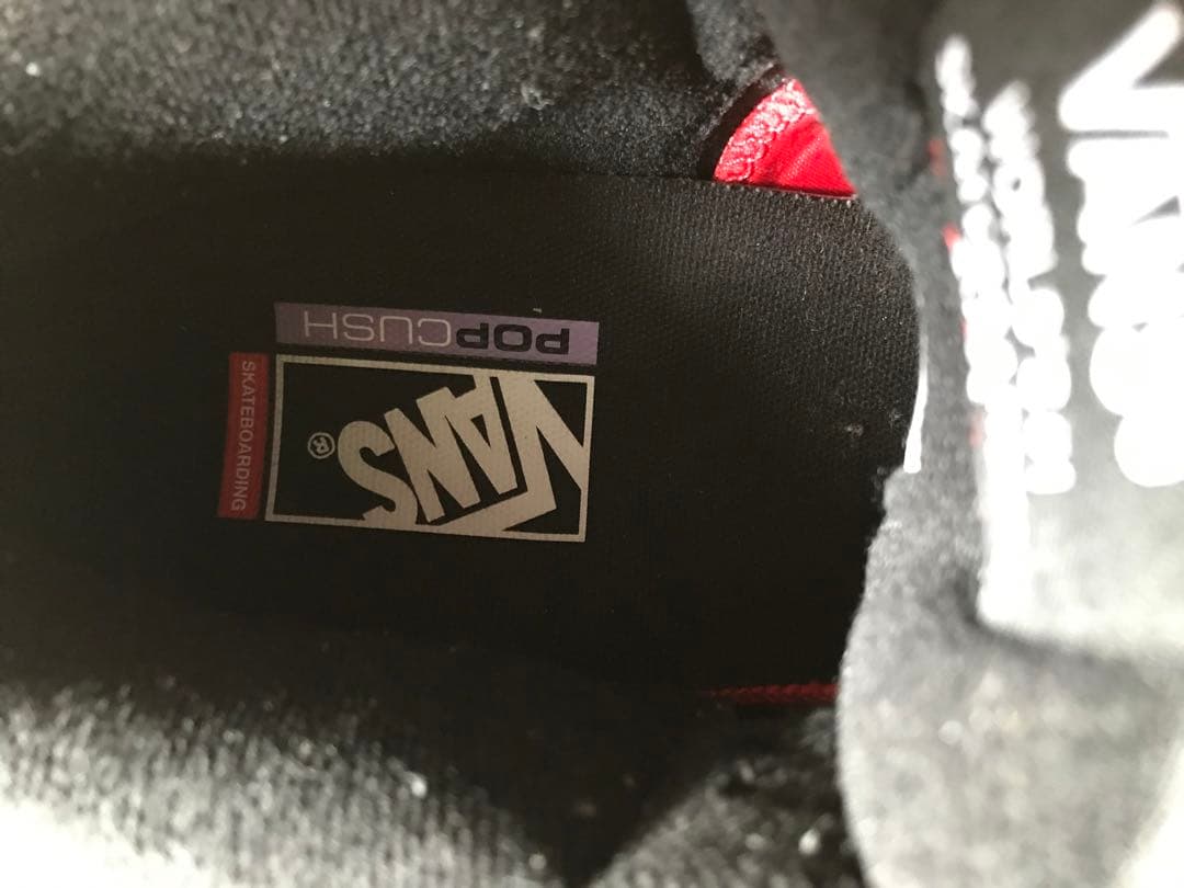 美品　vans skate halfcab スケートモデルBlack 25.0