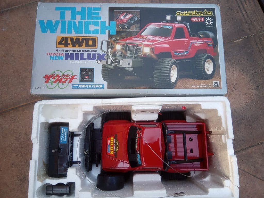 マツシロ　ザ　ウィンチ　ハイラックス　スーパーラジオトロン　ラジコン　昭和