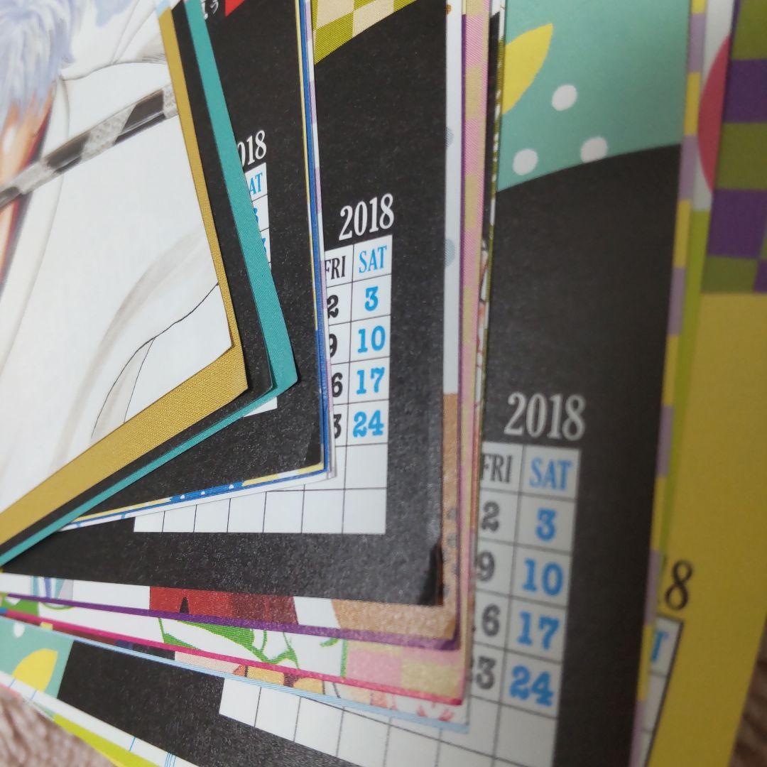 銀魂 2018年 缶入り日めくりカレンダー　水魂カレンダー　使用済、紙ケース付き