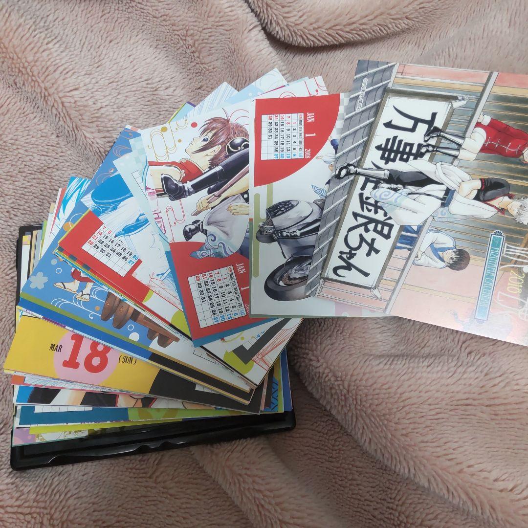 銀魂 2018年 缶入り日めくりカレンダー　水魂カレンダー　使用済、紙ケース付き