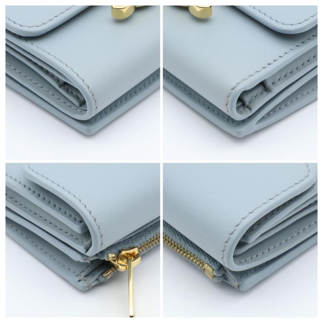 【超極美品】CELINE スモールフラップウォレット　トリオンフ　三つ折り財布