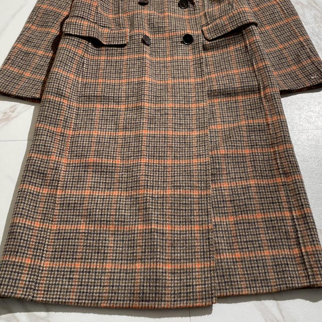 24aw　未使用　5万　トミーヒルフィガー　ウール　ダブル　チェックコート